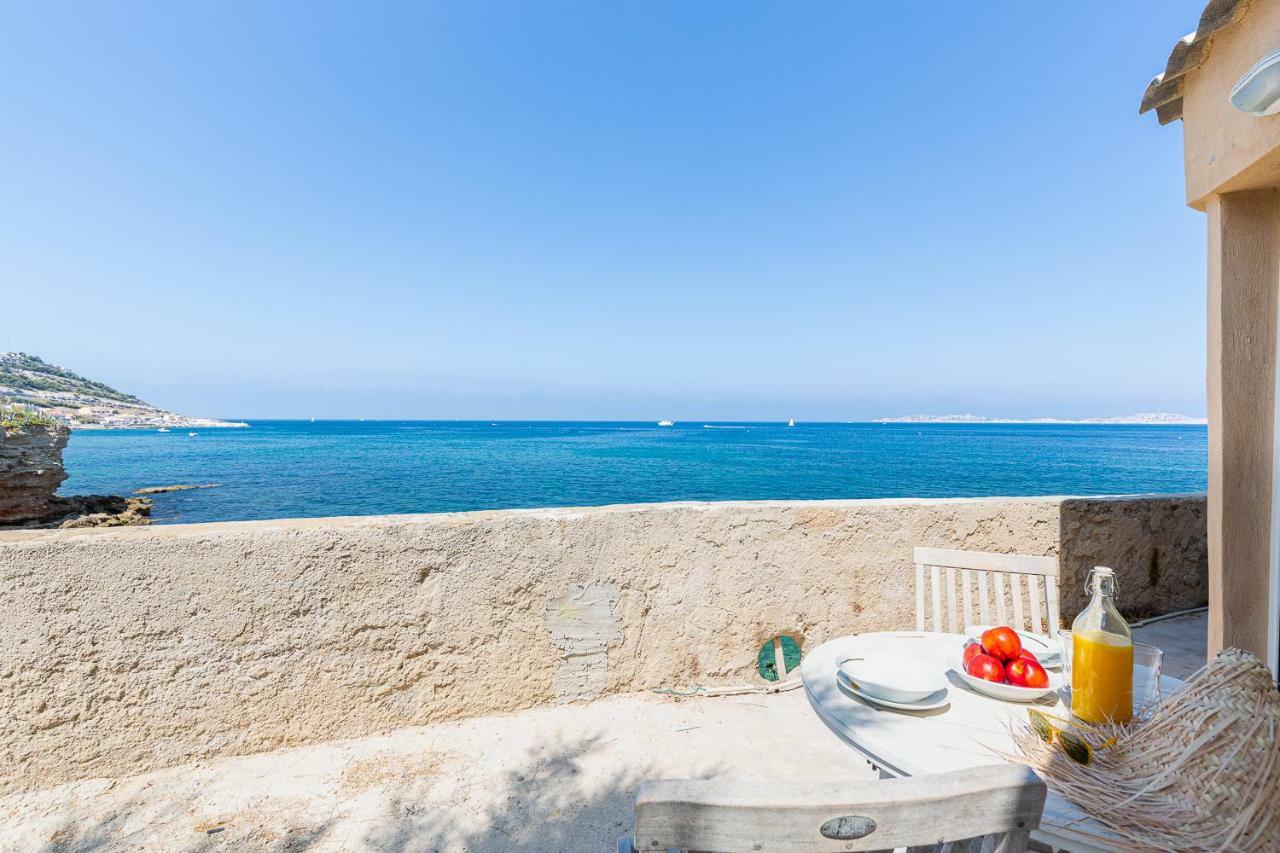 Le Grand Bleu- Superbe Maison Avec Terrasse Vue Sur Mer Marsylia Zewnętrze zdjęcie